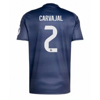 Real Madrid Daniel Carvajal #2 Bortedrakt 2025-26 Kortermet Real Madrid Daniel Carvajal #2 Bortedrakt 2025-26 Kortermet